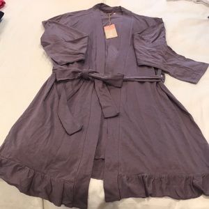 Brand New Blis Robe Dark Lavender NWT Medium